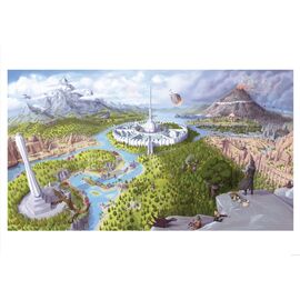 THE ELDER SCROLLS OBLIVION - Imperial City -Art Print -Limited Edition