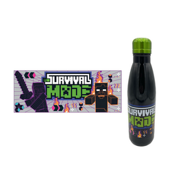 MINECRAFT - Survival Mode - Stainless Steel Bottle 26oz