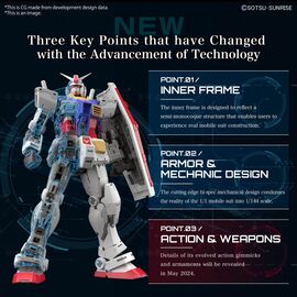 GUNDAM - RG 1/144 RX-78-2 Gundam Ver. 2.0 - Model Kit