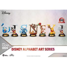 DISNEY 100TH - Disney Alphabet Art - Pack 6 Diorama Stage 10cm