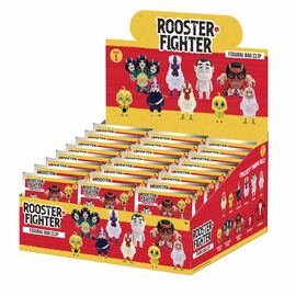 ROOSTER FIGHTER - Series 1 - 3D Foam Bag Clip (Display 24 Pcs)