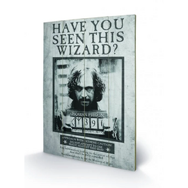 HARRY POTTER - Printing on wood 40X59 - Sirius Wanted