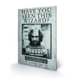 HARRY POTTER - Printing on wood 40X59 - Sirius Wanted