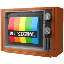 POP SERIES - Construction Kit - 1970 Colour Television - 132pc