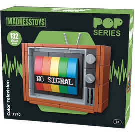 POP SERIES - Construction Kit - 1970 Colour Television - 132pc