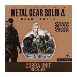 METAL GEAR SOLID DELTA - Cobra Unit - Limited Edition Medaillon
