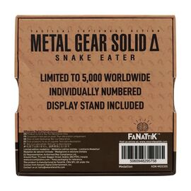 METAL GEAR SOLID DELTA - Cobra Unit - Limited Edition Medaillon