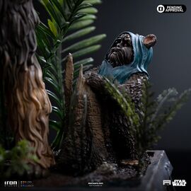 STAR WARS VI - Chewbacca & Tokkat - Statue Art Scale 1/10 22.4cm