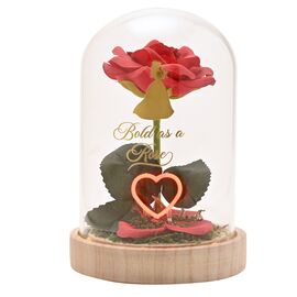 DISNEY PRINCESS - Belle - Floral Cloche with a Neon Light
