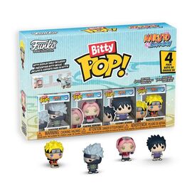 NARUTO SHIPPUDEN - Bitty Pop 4 Pack 2.5cm - Team 7 with Chase