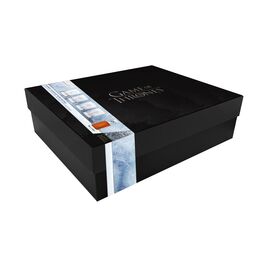 GAME OF THRONES - Set with 4 engraved whiskey glasses