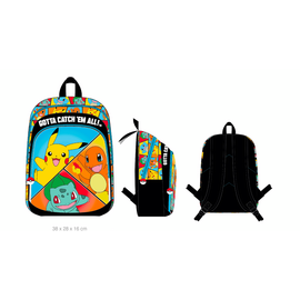 POKEMON - Starter - 2 Compartments BackPack '38x28x16cm'