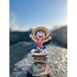 ONE PIECE NETFLIX - Luffy Wanted - Controller & Phone Support - 20cm