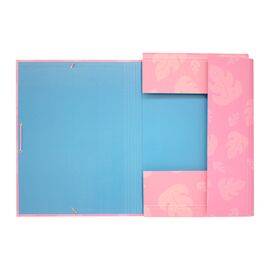 STITCH & ANGEL - A4 Premium Binder with Flaps & Elastic Band
