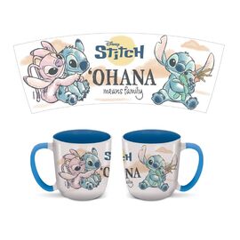 STITCH & ANGEL - Ohana - Mug Elite Colored Inner - 13Oz