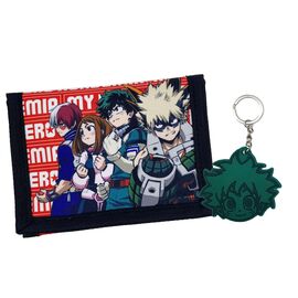MY HERO ACADEMIA - Set of Wallet + Rubber Keyring - 2 Pc.