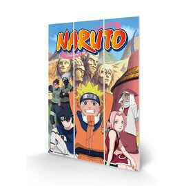 NARUTO - The Hidden Leaf Village - Wood Print 20x29.5cm
