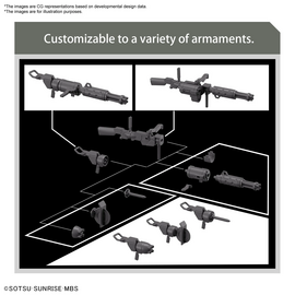 GUNDAM - HG 1/144 Expansion Parts Set For Demi Trainer - Model Kit