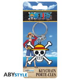 ONE PIECE - Metal Keychain - SKULL LUFFY