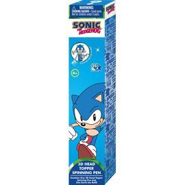 SONIC - 3D Head Topper Spinning Pen (Display of 12 pcs)