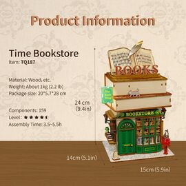 TIME BOOKSTORE - DIY Desktop Storage - 157pcs