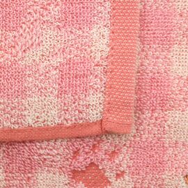 MOFUSAND - Kitten-Nyan Red Paw Print - Mini Towel 25x25cm