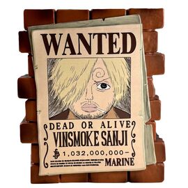 ONE PIECE - Sanji "Wanted" - Money Box PVC 16cm