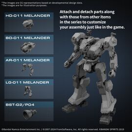 ARMORED CORE VI - Balam Industries BD-011 Melander - Model Kit