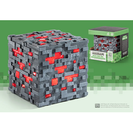 MINECRAFT - Luminous Redstone Ore - Collector Replica 10cm