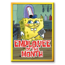 SPONGEBOB SQUAREPANTS - Employee of the Month - Magnet 6.3x8.9cm