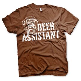 GAS MONKEY - T-Shirt Beer Assistant - Brown (12 Years)