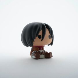ATTACK ON TITAN - Mini Money Box - PVC Chibi Mikasa - 13cm