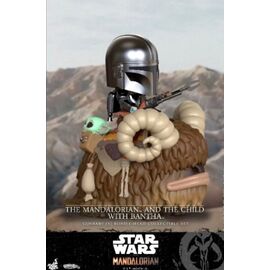 STAR WARS - Cosbaby - Wave 3 - Mandalorian & Child with Bantha