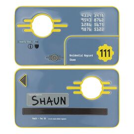 FALLOUT 4 - Vault 111 Security Keycard - Replica Limited Edition