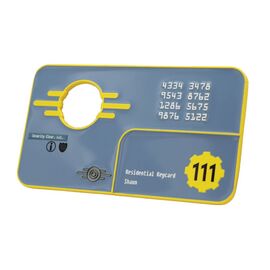 FALLOUT 4 - Vault 111 Security Keycard - Replica Limited Edition