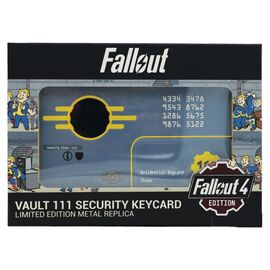 FALLOUT 4 - Vault 111 Security Keycard - Replica Limited Edition