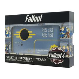 FALLOUT 4 - Vault 111 Security Keycard - Replica Limited Edition