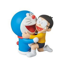 DORAEMON - Kaettekita Doraemon - 2 Statue set 6cm