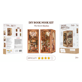 BOOK NOOK KIT - DIY - The Secret Rhythm - 355pc + LED Light