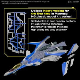 MACROSS - HG 1/100 VF-31J Siegfried (Hayate Immelmann Use) - Model Kit