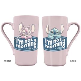 STITCH & ANGEL - I'm not a Morning Alien - Latte Mug 16,5oz