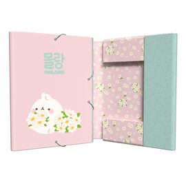 MOLANG - Blossom - A4 Premium Binder with Flaps & Elastic Band