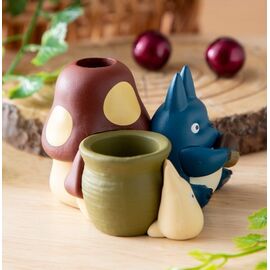 MY NEIGHBOR TOTORO - Blue & White Totoro - Figure Pen Pot 4.5cm