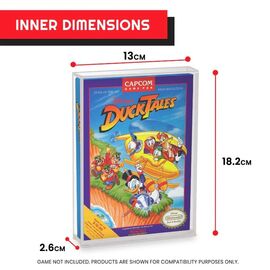 EVORETRO - PREMIUM Acrylic case for NES 'Pack of 2'