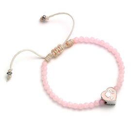 BARBIE - Pink Bead Bracelet - Haert
