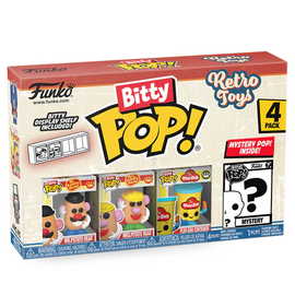RETRO TOYS - Bitty Pop 4 Pack 2.5cm - Mr Potato Head