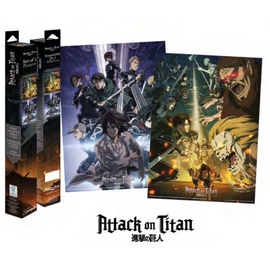ATTACK ON TITAN - Final Season - 2 Posters 52 x 38cm Set