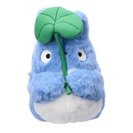 MY NEIGHBOUR TOTORO - Blue Totoro with leaf - Nakayoshi Plush