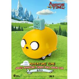 ADVENTURE TIME - Jake's Tummy Pull Black Car -Set 6 Fig. Blind Box 5cm