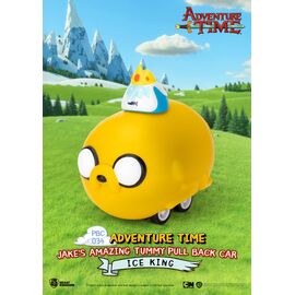 ADVENTURE TIME - Jake's Tummy Pull Black Car -Set 6 Fig. Blind Box 5cm